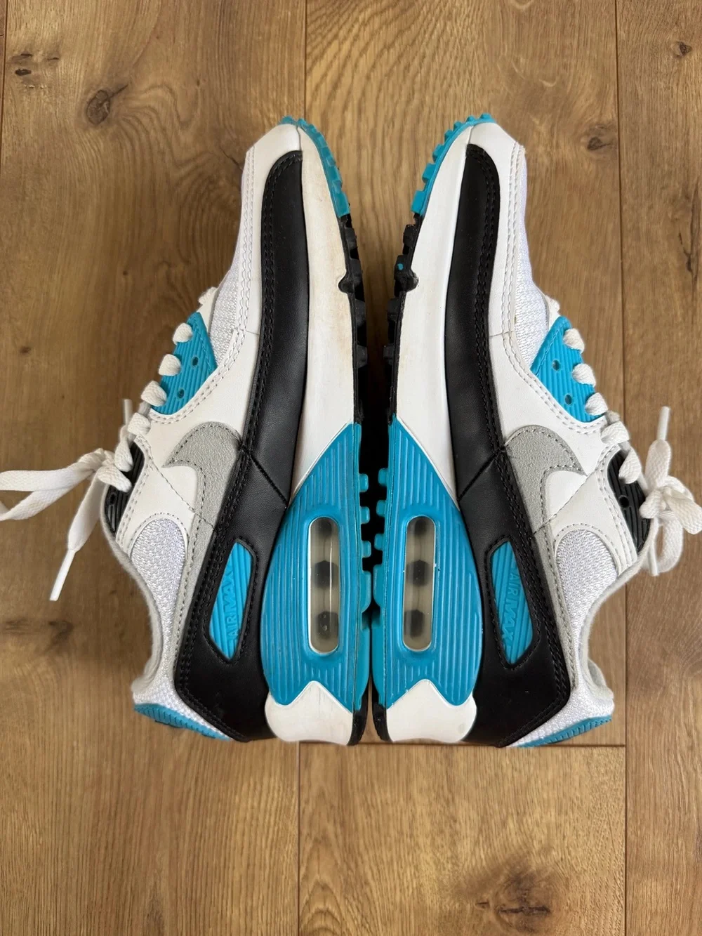 Nike Air Max 90 Retro Laser Blue Men’s Shoes Size 5 CJ6779-100